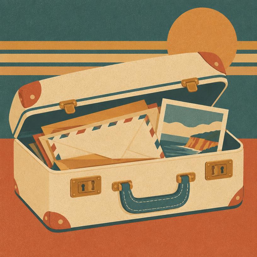 Illustration de La valise pèse plus que moi