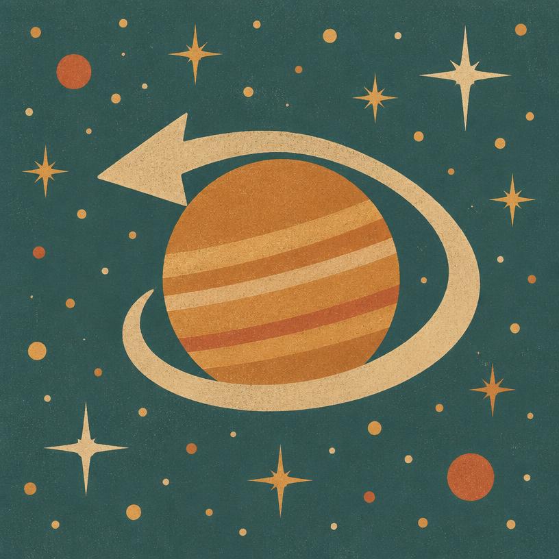 Illustration de Vénus à reculons